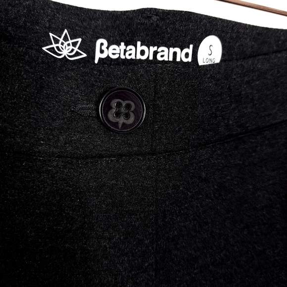Betabrand flare leg pull on grey pants size small long - Picture 4 of 5